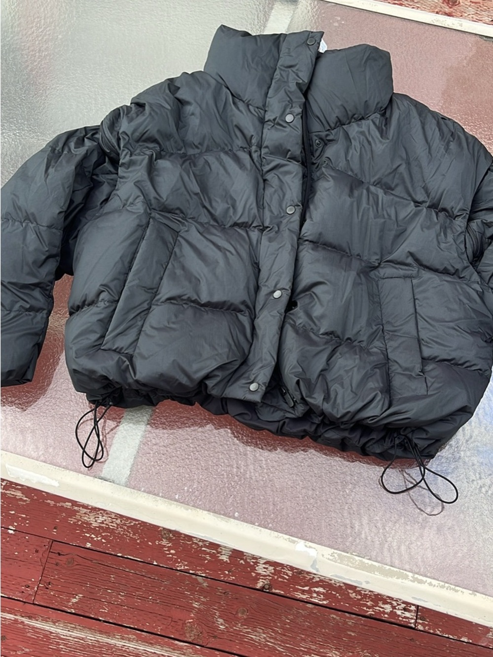 lululemon athletica Black Quilted 2 in 1 Puffer Jacket and vest - women’s XL